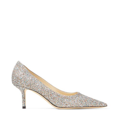 Jimmy Choo - Love 65mm Glitter Pumps Silver