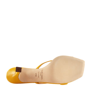 Jimmy Choo - Maelie 70 Leather Strap Sandals Sunny-Yellow